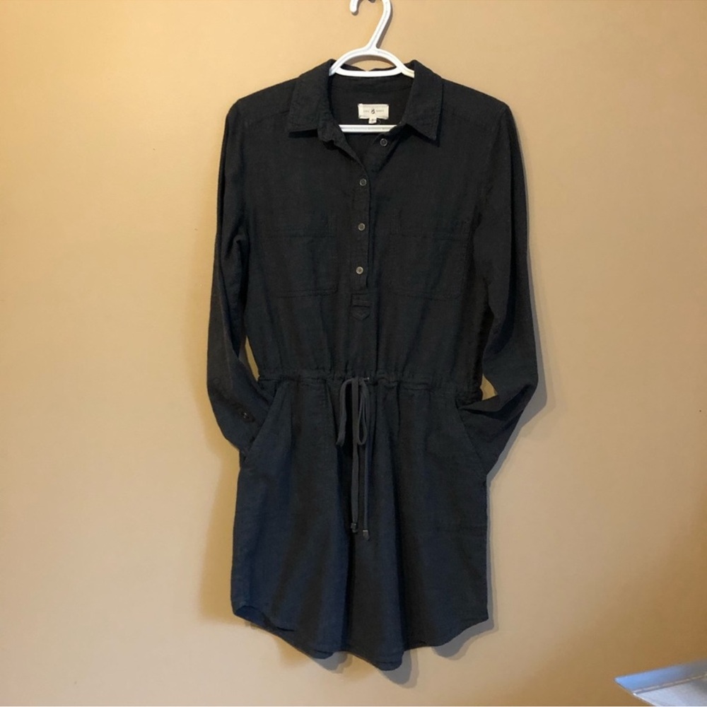 Lou & Grey Charcoal Long Sleeve Dress